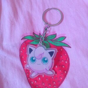 Pokemon Jiggypuff Acryllic Keychain